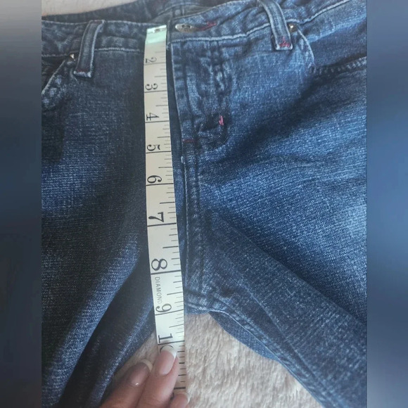 Y2K Pink L.E.I. Boot Cut Jeans Sz 7 - Picture 9 of 10